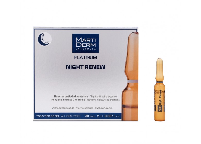 Ночные ампулы Martiderm NIGHT RENEW 30 шт