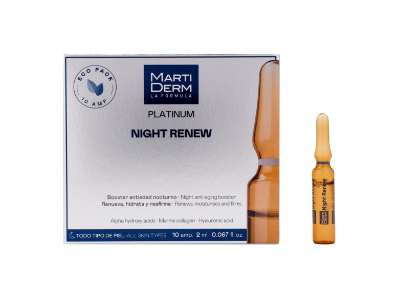 Ночные ампулы Martiderm NIGHT RENEW 10 шт Ночные ампулы Martiderm NIGHT RENEW 10 шт