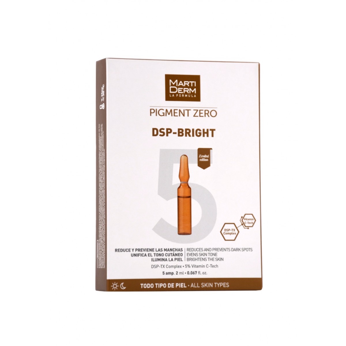 Ампулы PIGMENT ZERO DSP-BRIGHT Martiderm 5 шт