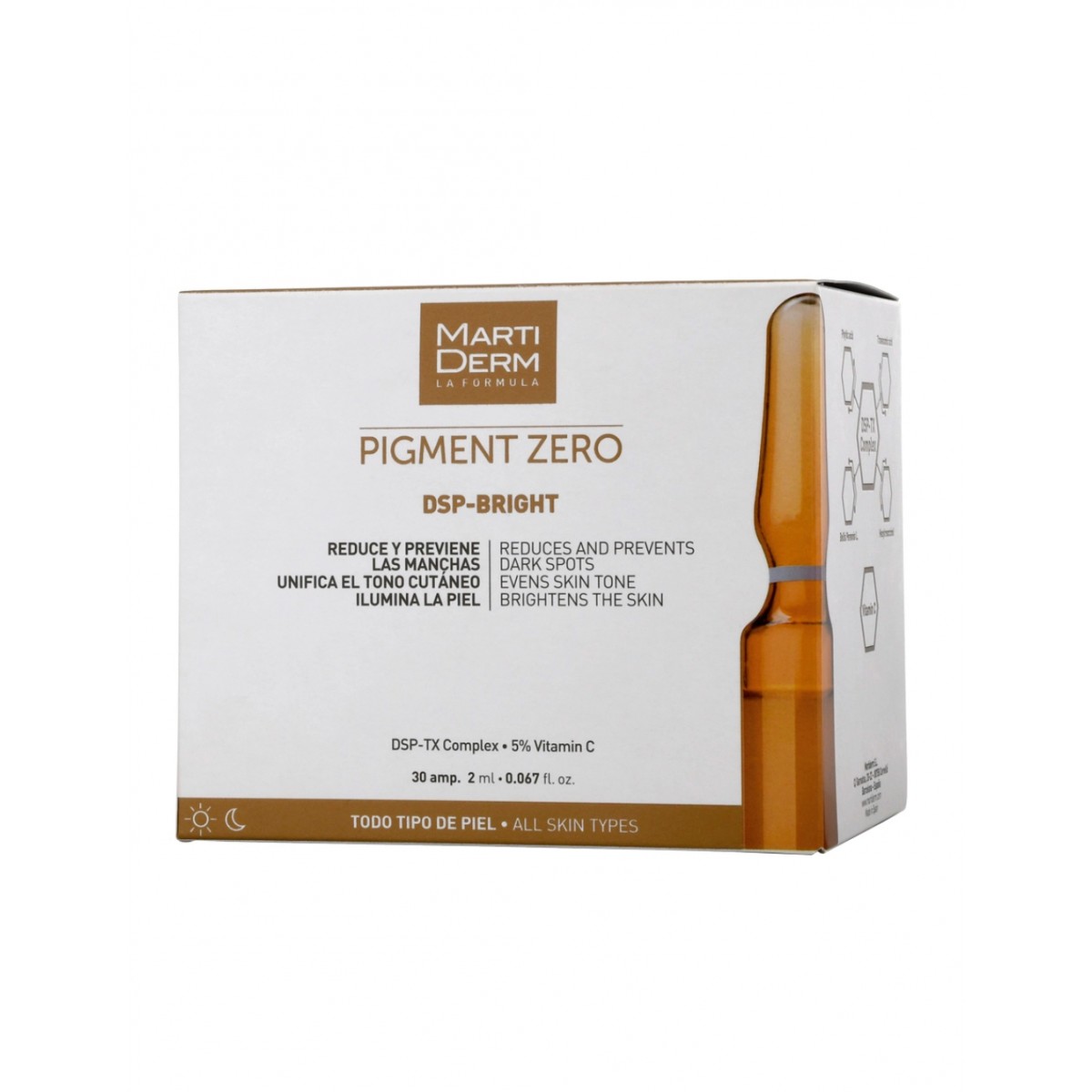 Ампулы PIGMENT ZERO DSP-BRIGHT Martiderm 30 шт