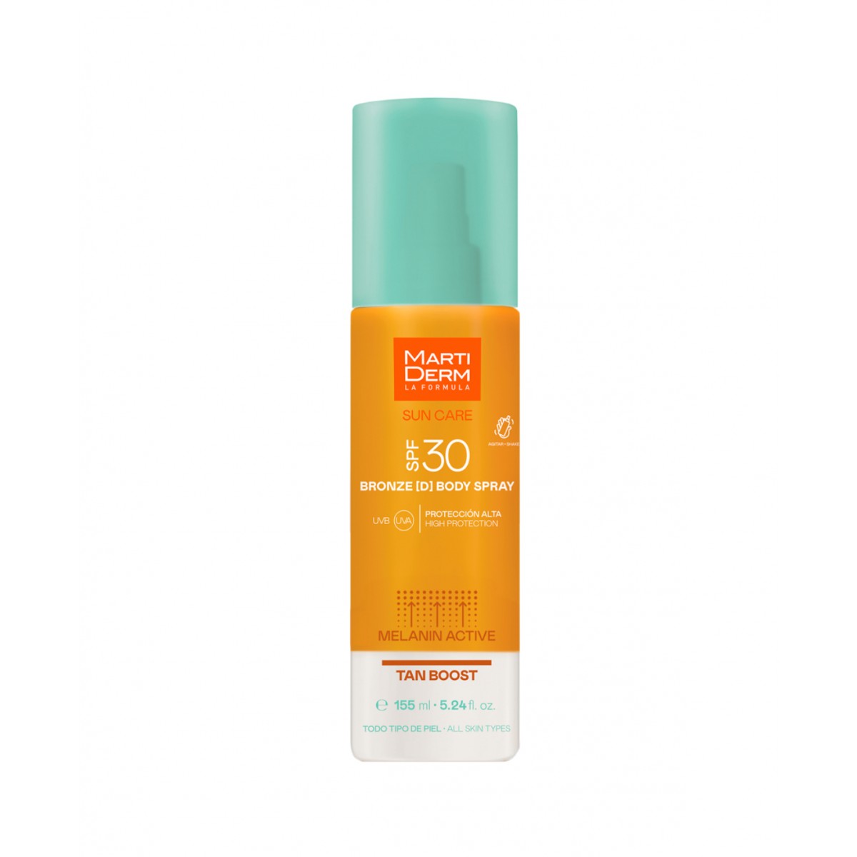 Солнцезащитный спрей для тела Martiderm Sun Care Bronze (D) SPF30 155мл